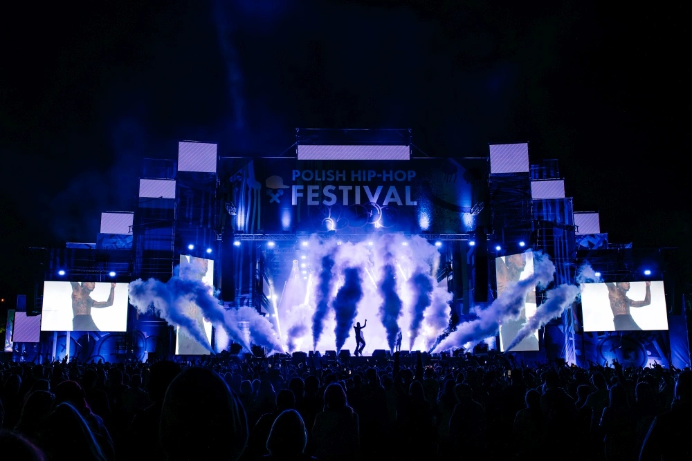 Główna scena festiwalu PLHHF w Płocku